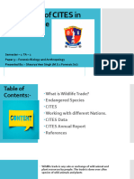 Importance of CITES In: Wildlife Trade