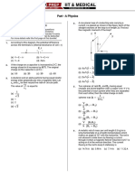 Physics JEE 29 Jul 2023