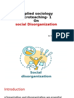 Social Disorganisation by Tanaya