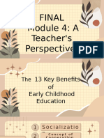 Final The 13 Key Benefits of Early Childhood Education