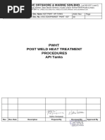 007 Procedure For PWHT Api Tanks