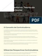 Contratualismo Teoria Do Contrato Social