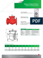 Gala Check Vavle 300 Psi Flanged