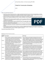 Schedule LOD's - Levels of Detail For Construction Schedules - LEAN Construction Project Delivery Methods - Job Order Contracting, IPD, 5D BIM