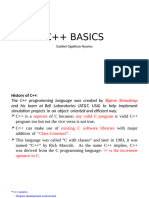 C++ Basics