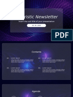 Futuristic Newsletter - PPTMON