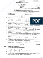 10th Maths EM 2nd Mid Term Exam 2023 Question Paper Thenkasi District EnglishMedium PDF Download