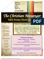 The Christian Messenger: Fifth Avenue Church of Christ