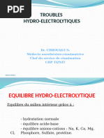 TROUBLES Hydro-Éléctrolytiques