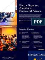 Plan de Negocios - Consultoria y Servicios Empresarial