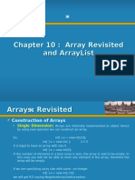 Arrays Revisited & ArrayList