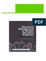 Instant Download Classroom Management in Teacher Education Programs 1st Edition Jonathan Ryan Davis (Auth.) PDF All Chapter