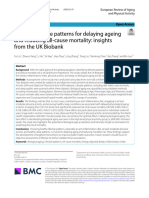 Optimal Lifestyle Patterns For Delaying Ageing and Reducing All-Cause Mortality