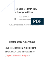 2.raster Scan Algo