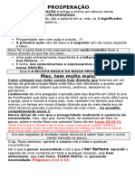 1-PROSPERAÇÃO A Primeira Palavra 18 08 2024