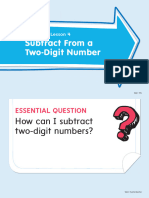 Subtract From A Two-Digit Number: Chapter 4 Lesson 4