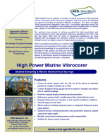 High Power Vibrocorer - CMS-Geotech 2014