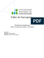 Taller de Sacopenia