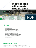 Fabrication Des Médicaments Dérivés Du Sang - Copie