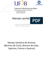 Manejo Sanitario Animais