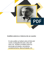 Analisis Externo e Interno Del Cuento El Vuelo de Los Condores