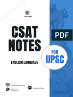 3 CSAT NOTES - English Language Comprehension