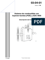 SISTEMA DE COMBUSTIBLE CON INYECTOR BOMBA (PDE9 y EDC M S6