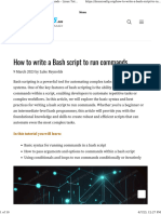 How To Write A Bash Script To Run Commands - Linux Tutorials - Learn Linux Configuration