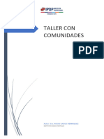 Taller Con Comunidades