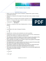 Key Ideas Summary: TOPIC 1 Newton's Laws of Motion