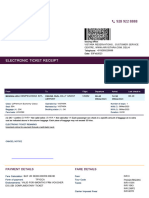 BLR - DeD Flight Ticket