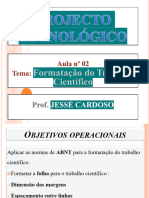 Aula 02 Formatação Do Trabalho Científico