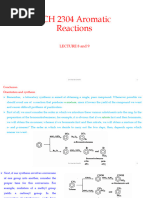 SCH 2304 Aromatic Reactions Lecture 8.10.24