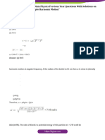 JEE Main Physics Previous Year Questions With Solutions On Simple Harmonic Motion