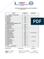 Canteen Inventory 23-24