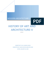 Modern Architecture Report