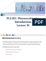 PCU 201 - Lec 10 Pkinetics Introduction '19