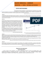 Nota 6 - 4º Semestre - 2 Série (Entrega em 30-10-2024) - Dissertação Enem