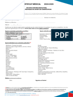 Certificat Médical AS 2024-2025