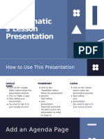 Blue White and Black Geometric Mathematics Lesson Math Creative Presentation