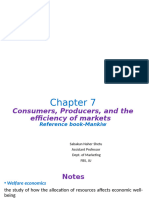 Lecture - Chapter 7 - Consumers, Producers, and The Efficency of Markets