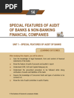 Audit of Banks and Non Banking Financial Companies