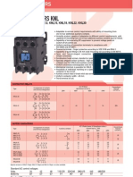 Contactors KNL: KNL6, KNL9, KNL12, KNL16, KNL18, KNL22, KNL30