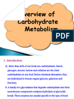 Carbohydrate Metabolism For Class