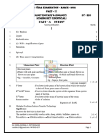 Hsslive Xii March 2021 Biology Unoff Key by DR Sunil Kumar