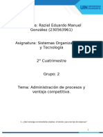 Administracion de Procesos y Ventaja Competitiva