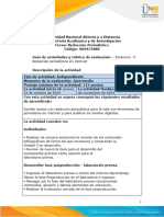 Guía de Actividades y Rúbrica de Evaluación - Unidad 3 - Escenario 4 - Redacción Periodística en Internet