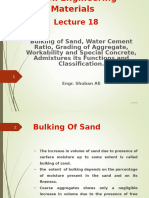 Bulking of Sand