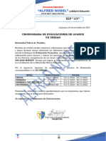 Comunicado 024 - 2024 Evaluación Vii Unidad