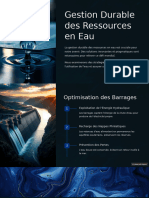 Gestion Durable Des Ressources en Eau